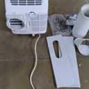 BLACK+DECKER Portable Air Conditioner, 8,000 BTU (3,950 BTU SACC) for Rooms up to 400 Sq. Ft., Portable AC with Follow Me Remote Control and Window Kit, BPACT08WT, White