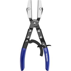 WORKPRO 10" Ratcheting Hose Pinch Off Pliers, Locking Hose Pinch Pliers for Automotive Hose Lines, Radiator Lines, Fuel Lines, Coolant Lines