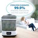 Dr. Brown's All-in-One Sterilizer and Dryer for Baby Bottles, Parts and Other Newborn Essentials, Gray