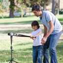 BaseGoal Batting Tee Baseball Tee,Softball Travel Portable Tee Tripod Stand Rubber Tee for Batting Training Practice with Carrying Bag