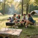 2 x Funny Dinosaur Hot Dog Holder for Grill, Portable Dinosaur Hot Dog Grill Roller, Barbecue Tool for Commercial Outdoor Picnic Home Camping Parties Barbecue