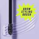 Maybelline Super Lock Brow Glue Eyebrow Gel, Lightweight and Waterproof Tinted Brow Gel For Up To 24HR Hold, Black, 1 Count