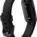 Fitbit Inspire 3 Health &-Fitness-Tracker with Stress Management, Workout Intensity, Sleep Tracking, 24/7 Heart Rate and more, Midnight Zen/Black One Size (S & L Bands Included)