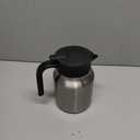 34Oz Thermal Coffee Carafes For Keeping Hot/Cold, Stainless Steel Coffee Carafe, Dustproof Insulated Water Carafe for Party/Home, Silver