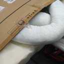 Extra Large Dog Bed, Orthopedic Dog Bed with Cooling Gel Memory Foam, Waterproof XL Pet Bed with Removable Washable Cover, 42" Pet Sofa Couch Dutch Velvet with Bone Toy, Light Gray