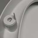 Raised Toilet Seat 3 Inch for Standard Elongated Toilets 1819 Inch Bowl Length, Not Compatible with Round or One-Piece Toilets, Slow-Close Lid, Non-Slip Stable Design, 772 lb Capacity