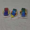 PATIKIL 2.7" Ping Pong Medals, 3 Pack Table Tennis Award Medals Gold Medal with Ribbon Multicolor for Games Sports Competitions