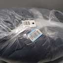 Monbix Queen Comforter Set - 7 Pieces Blue Gray Bed in a Bag Queen Bedding Sets with Comforters, All Seasons Comforter Bed Set with Sheets,Pillowcases & Shams (Queen(90"X90"))