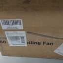 BOOSANT 60" Ceiling Fans Without Light, Solid Wood Ceiling Fan with Remote Control and Quiet DC Motor, Ceiling Fan no Light 3 Blades, Outdoor Ceiling Fans for Patios without Lights