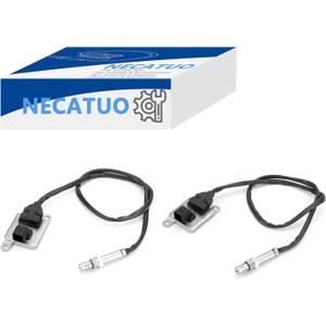 5WK96631D 5WK96645F (Set of 2) Nitrogen Oxygen Sensor for Chevrolet Silverado 2500 3500 HD Express 2500-4500 GMC Sierra 2500 3500 HD Savana 2500 3500 4500 2015 6.6L Upstream Downstream For # 19302359