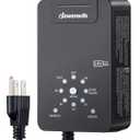 DEWENWILS 60W Low Voltage Landscape Transformer 120V AC to 24V DC, Outdoor Landscape Lighting Transformer Photocell Sensor & Timer, Weatherproof Low Voltage Transformer for Spotlights Pathway Lights