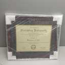 VIOLABBEY Diploma Frame 11x14 Degree&Document with Black Gold Double Mat or 15x18 Picture without Mat, Smooth Cherry Wood Grain Finish, Wall Mounted Display, Tempered Glass