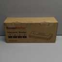 Bonsenkitchen Vacuum Sealer Machine | Compact Food Sealer for Kitchen Storage & Meal Prep | Multiple Modes | External Vacuum System | 5 Bags, Silver