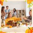 6 Pcs Thanksgiving Fall Glass Cups Gifts 16 oz Color Changing Pumpkin Glass Tumblers with Lids Straws Brushes Funny Fall Pumpkin Iced Coffee Cups for Autumn Halloween Party Gifts Supplies