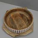 Kimona Fruit Bowls Wood Fruit Bowl or Decorative Bowl for Table Décor for Kitchen Counter or Farmhouse Christmas Centerpiece (10" X 10" X 2.5")