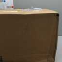 GOXAWEE Retractable Garden Hose Reel, 1/2" x 100 ft Upgraded UV Resistant Water Hose Reel Wall Mounted, Any Length Lock, Automatic Rewind, 180Swivel Metal Bracket, Orange