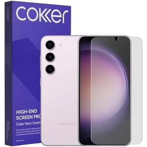 COKER [2 PACK Korean Precision Matte Screen Protector for Galaxy S22/S23 Plus Shatterproof 9H Matte Film [Anti Glare & Anti-Scratch] [Anti Fingerprint] for Galaxy Samsung S22/S23 Plus