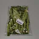 24 Pcs Avocado Green Velvet Bows for Christmas Tree Decor, Elegant Velvet Pre-Tied Ribbon Bows Door Garland Vintage Ornaments for Christmas, Wreaths, Gifts and Home Decoration (5x7 Inch, 3/8'' Wide)