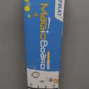 AFMAT White Board Wallpaper, Whiteboard Roll, Stick on White Boards for Wall, 1.5x11ft Peel and Stick Dry Erase Roll, Stain-Proof, Super Sticky Whiteboard Sticker for Wall/Table/Door, 2 Rolls PP06