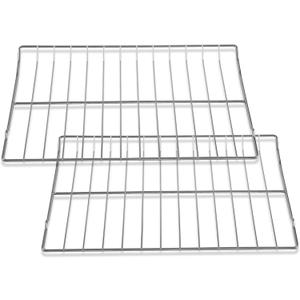 Allstare 2 Pcs DG75-01001C Oven Rack Replacement for Samsung Stove Oven Parts DG75-01001D NX58H5600SS Rack-Flat for Samsung Range Oven Parts 24 3/4 x 16 1/2 304 Stainless Steel Oven Rack