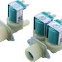 DC62-30312J & DC62-30314K Washer Water Inlet Valve Set  Cold&Hot Replacement,for Samsung/Kenmore WF42H5000AWWF361BVBEWRWF306LAWWF203ANW  ReplacesDC6230314H 1810145 AP4204535
