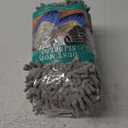 Grey Dusting Slippers - Floor and Mop Socks, Microfibre Dusting Slippers, Floor Buffer, Cleaning Tools, Overshoe Dusters (Pair of 4)