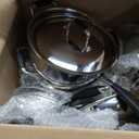 For 12 Pcs. Kitchenware Pots & Pans Set-Prestige Ceramic Non-Stick Coating, Silver 