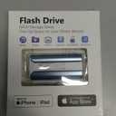 MFI Certified 512GB Flash Drive Photo Stick and USB Stick Offers Photo/Video Storage, The External Storage Jump Drive is Compatible with iOS, Android, and Pc (Blue) (Space: ~484GB)