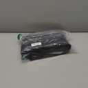 MIULEE Set of 2 Non Slip Shaggy Bathroom Rugs Extra Thick Soft Bath Mats Plush Microfiber Absorbent Water for Tub Shower Machine Washable (Black, 16x24 inches)