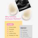 Reusable Silicone Nipple Covers for Women, Breathable Lift-Up Breast Petals, Invisible Adhesive Pasties for Wedding/Strapless Wear, No-Slip & Sweatproof Beige