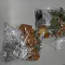 Suncalla 2 Pcs Christmas Curtain Buckle Tieback Christmas Wreath Curtain Ties Backs Holdback Holder Fastener Buckles with Velvet Bow and Bell for Xmas Holiday Home Window Decoration(Light Brown)