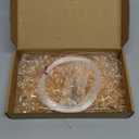 Boao Champagne 45 Pcs Acrylic Crystal Snowflakes Ornaments, Clear Hanging Snowflake Decorations for Christmas Xmas Tree Festival Winter Wonderland Party Wedding Decor, 3 Styles