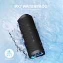 Vanzon Bluetooth Speaker, Portable Bluetooth Speaker, IPX7 Waterproof Wireless Speaker with 24W Stereo Sound,TWS Pairing,24H Playtime and Colorful RGB Lights for Home,Outdoor,Party,Great Gift
