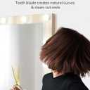 Hair Thinning Scissors Cutting Teeth Shears Professional Barber ULG Hairdressing Texturizing Salon Razor Edge Scissor Japanese Stainless Steel with Detachable Finger Ring 6.5 inch, Gold