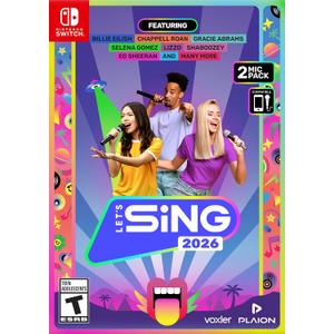 Lets Sing 2026 + 2 Mics - Nintendo Switch