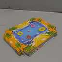 50packs Hawaiian Luau Party Decorations  Summer Pool Beach Themed Paper Food Trays, Disposable Tropical Supplies for Aloha, Birthday, Retirement Favors