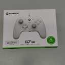 GameSir G7 SE Officially Licensed Xbox One Controller With Hall Effect Sticks for Windows 10/11, Xbox One, Xbox Series X/S, PC Gamepad with 3.5mm Earphone Port, Programmable Back Button (White)