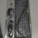 Wireless Keyboard and Mouse Combo, RGB Backlit, Rechargeable & Light Up Letters, Full-Size, Soft Typing, Sleep Mode, 2.4GHz Quiet Keyboard Set for Mac, Windows, Laptop, PC, Trueque (Matte Black)