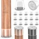 Chair Leg Floor Protectors, 11 Pcs Silicone Furniture Pads for Hardwood Floors, for Protect Chair feet & Wooden Floors, Easy to Move Table Leg Covers (Fit:1.62-2", Clear).