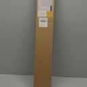 No Drill Blinds for Windows 1" Vinyl L-Shaped Slats Cordless Mini Blinds for Home, 26" W  64" H Black