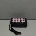 Remington Compact Ceramic Dual Voltage Hot Rollers for Long and Short Hair, Hair Setters, Hair Curlers, 1-1 " Purple/Black, 10 Piece Set