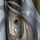 Steamer for Clothes,1800W Standing Garment Steamer with Adjustable Double Rod,Flat and Hanging Ironing,Clothes Steamers with 10 Ironing Modes,30s Fast Heat-up (White gold)