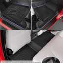 Mixsuper Floor Mats Fit for BMW X5 2019-2026 (Only for 5 Passenger, Not for 7 Seat), TPE All Weather Floor Liners 1st & 2nd Row Mat Set Accessories Durable Black