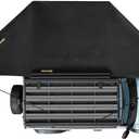 BUNKER INDUST 180 Degree Awning Free Standing, Vehicle Overland Awning Built-in LED Light - Three Colors, Car Driver Passenger Side, Waterproof Wind Resistant for SUV Van Truck Camper (black)