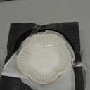 Cat Food Bowls, Ceramic Cat Plates, Dish for Food, Water and Snack, 4.72 Inch, Indoor and Outdoor Use, Kitten Puppy and Small Animals Bowls Set of 3 (White)