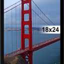 BESCRCL 18x24 Frame Wall Hanging Photo Frame, 18 x 24 Poster Frame Black, 1 Pack