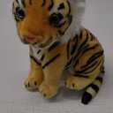 GUDVES Tigers Plush Toy Stuffed Animal Plush Cat - by Tiger Tale Toys Cute Lifelike Tiger Stuffed Animals Animals Kids Toy Gift for Boy Baby Hug Tiger - Lifelike Stuffed Animal (7.8 in, Yellow Tiger)