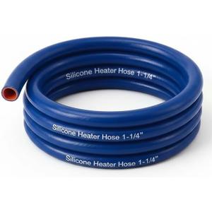 1 1/4" Silicone Heater Hose Radiator Coolant (10ft Roll) 1-1/4" ID Blue