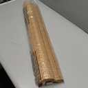 LazBlinds No Tools No Drill Cordless Bamboo Roman Shades, Light Filtering Window Treatment, Roll Up Bamboo Blinds for Windows 29.5'' W x 64'' H, Brown