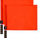 Volleyball Flags Line Judge, 2PCS Referee Flags Volleyball Lightweight Referee Equipment for Volleyball, Track and Field